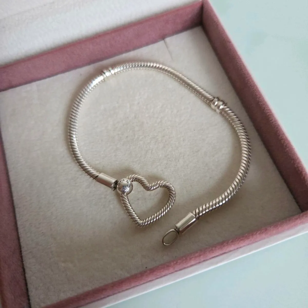 Pandora bracelet heart clasp - Image 1