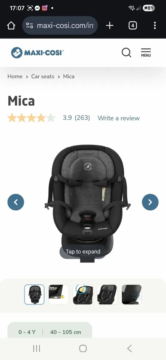 Baby car seat - Image 2