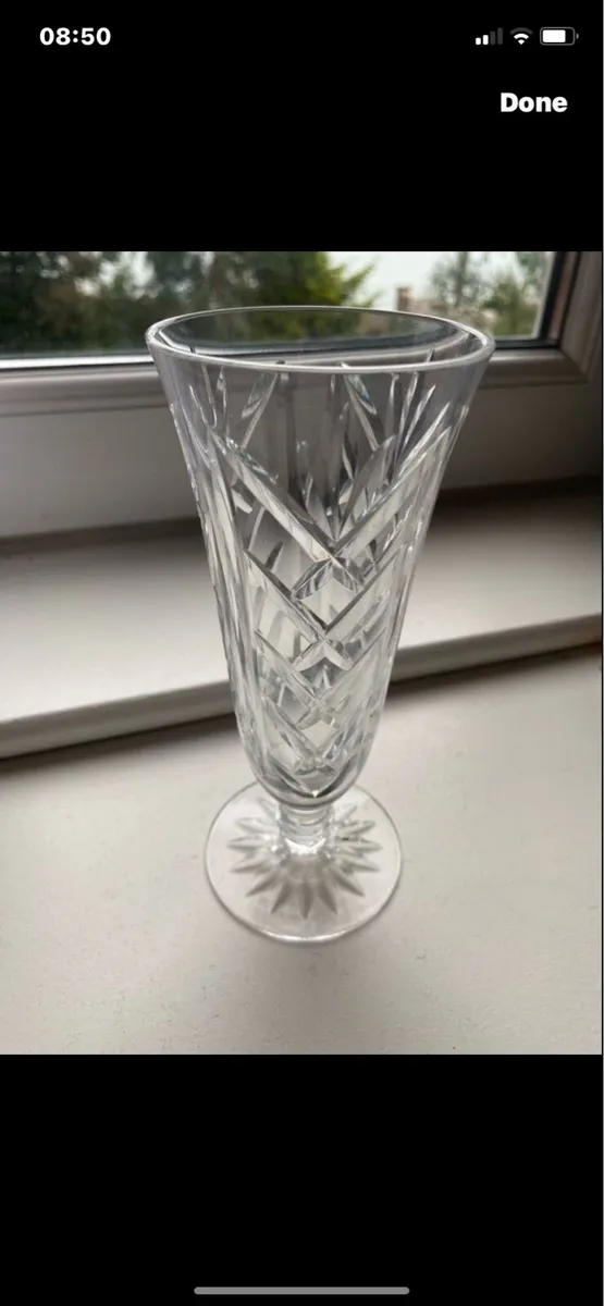 Vintage Waterford Crystal Vase - Image 1