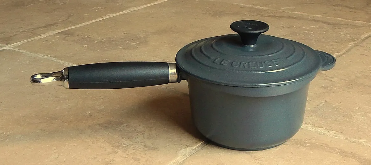 Le Creuset Cast Iron Saucepan - Image 1