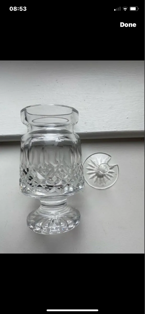 Vintage Waterford Crystal Condiment jar - Image 4
