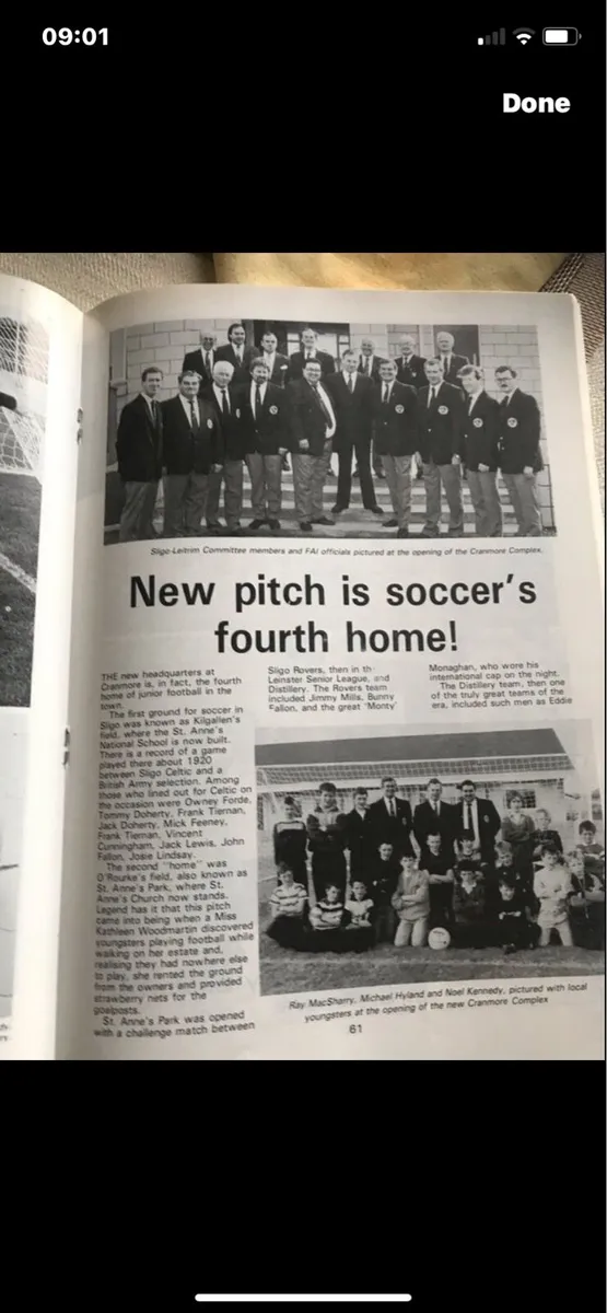 Sligo- Leitrim Junior Soccer Tribute - Image 1