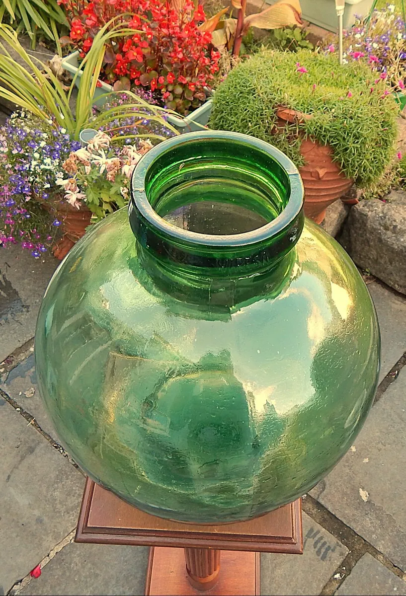 Large Vintage Viresa Glass Bottle/Demijohn c1970s - Image 4