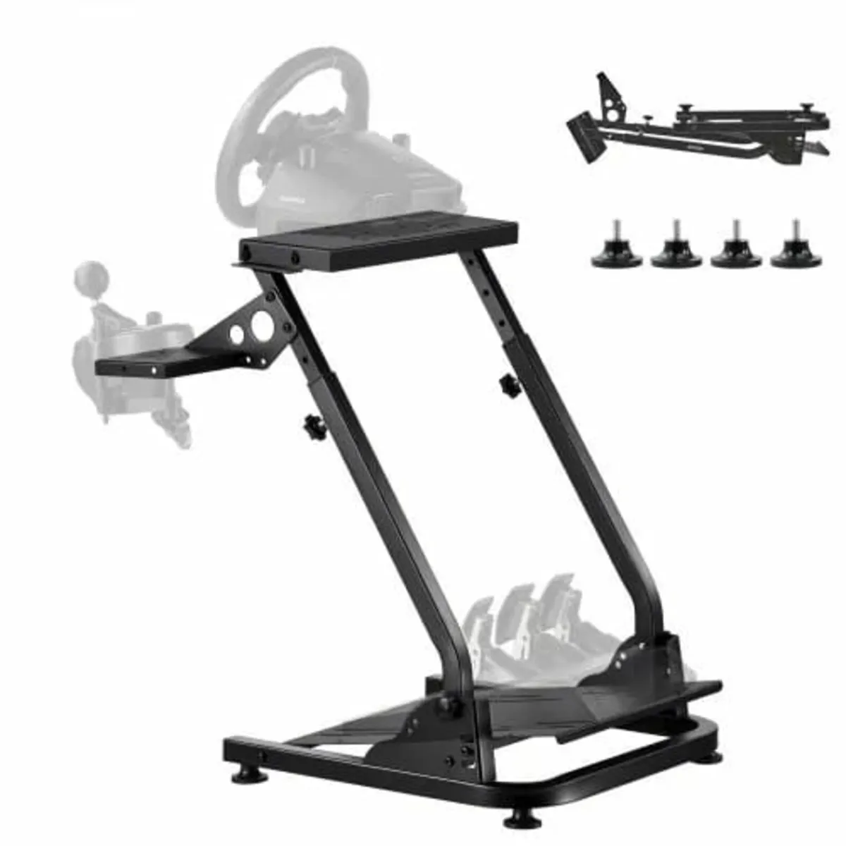 Racing Wheel Stand, Adjustable & Foldable Simulato - Image 1