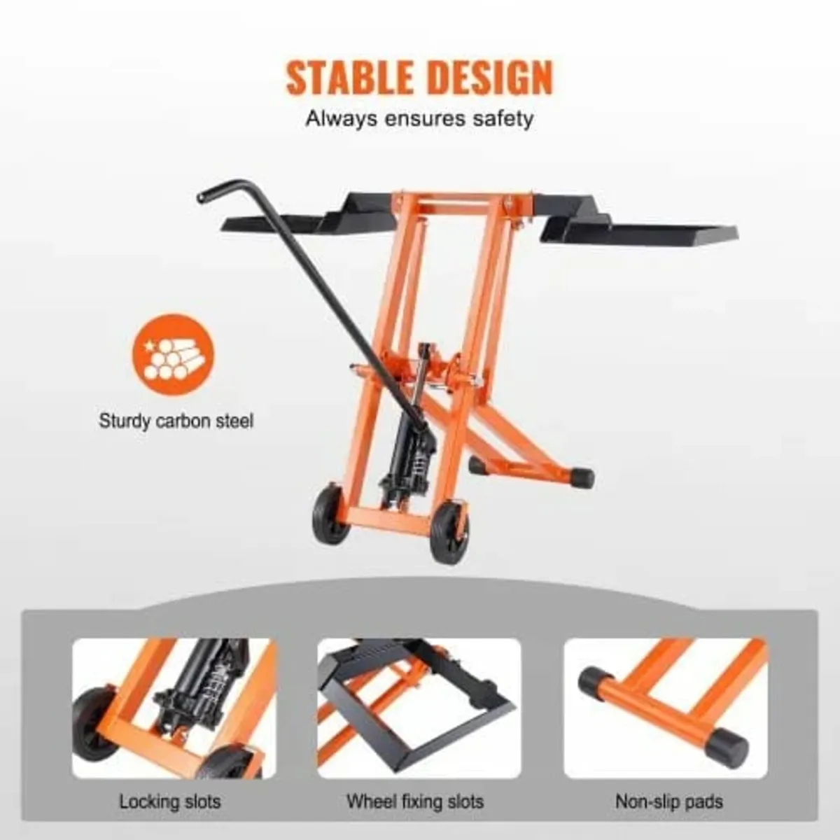 Lawn Mower Lift with Hydraulic Jack, 500 Lbs Weigh - Image 2