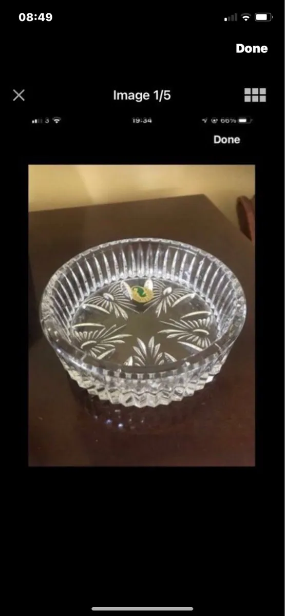 Waterford Crystal Millennium Wine Coaster - Image 1