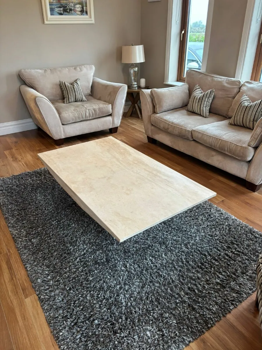 Sofa, chairs, table, and rug - Image 4