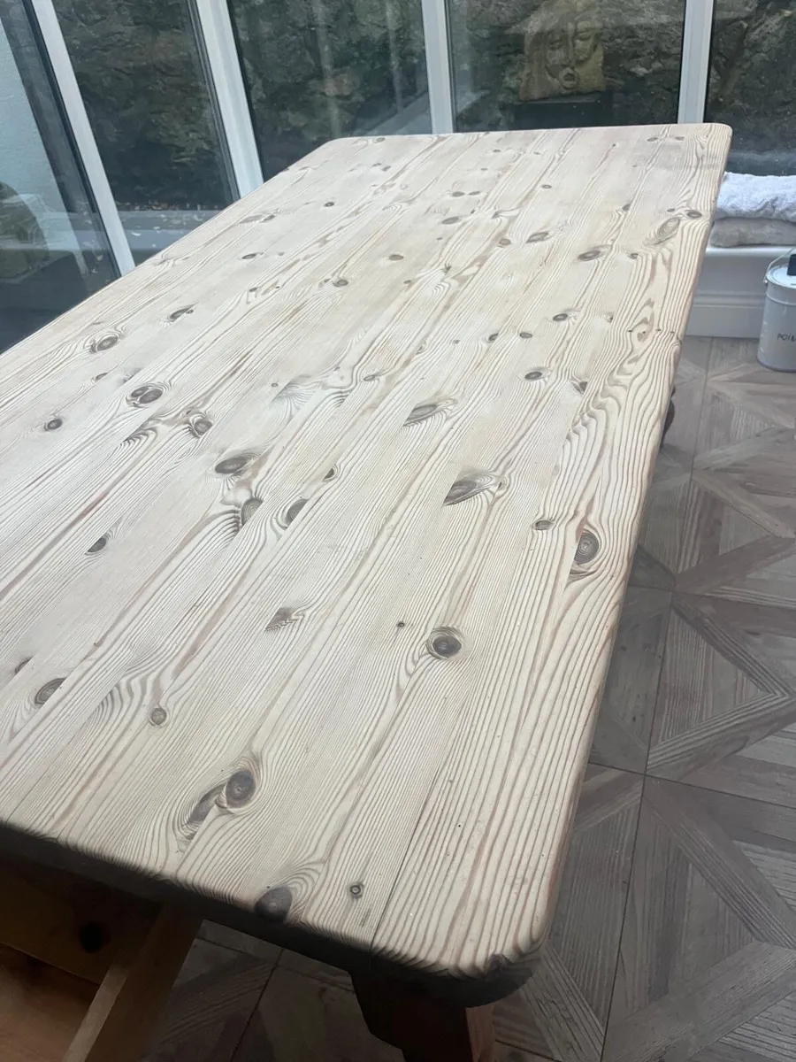 Solid Wood Dining Table - Image 1