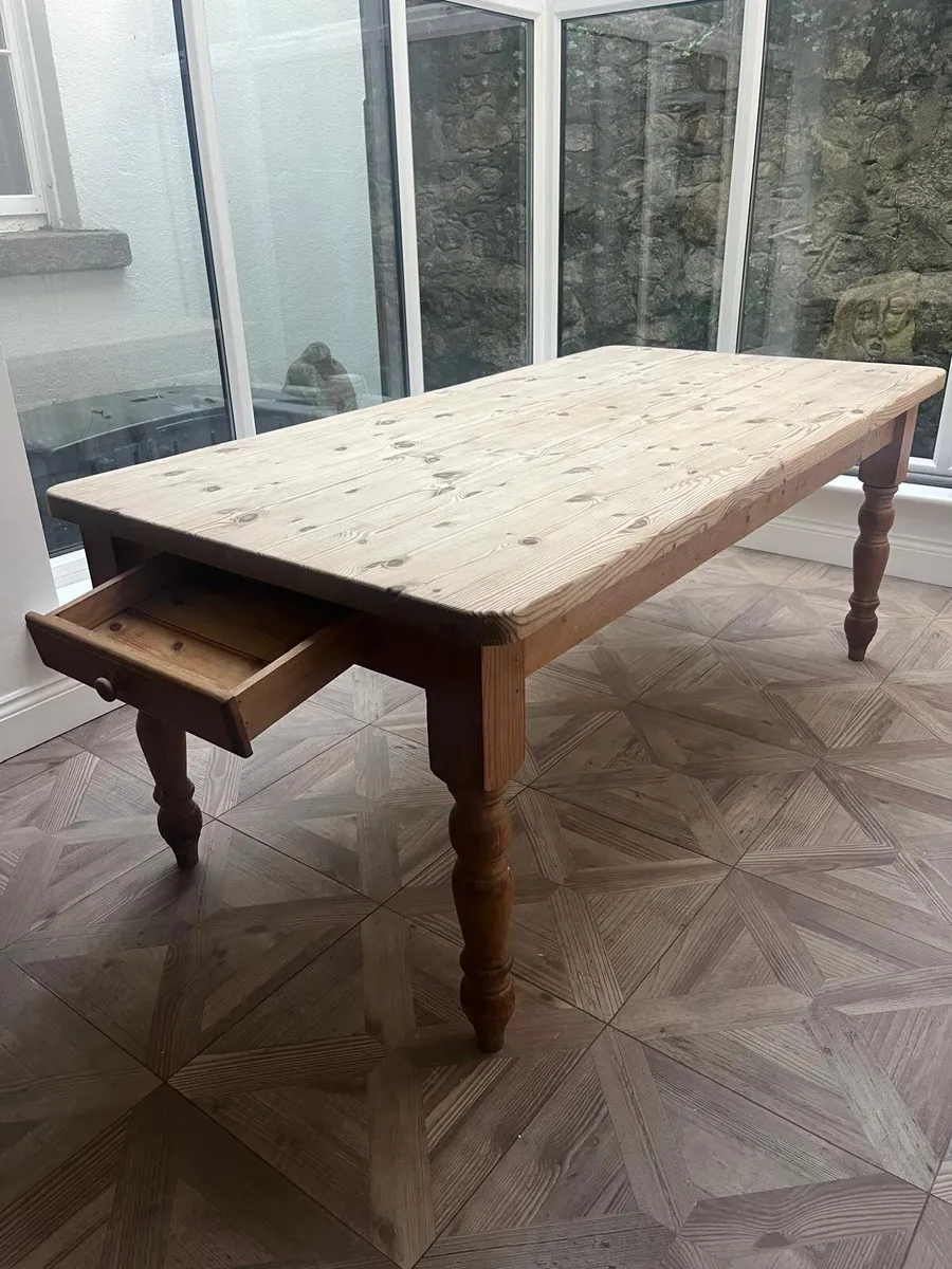 Solid Wood Dining Table - Image 3
