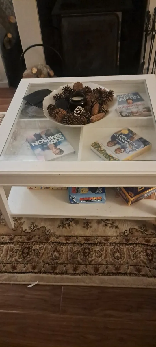 White  coffee table