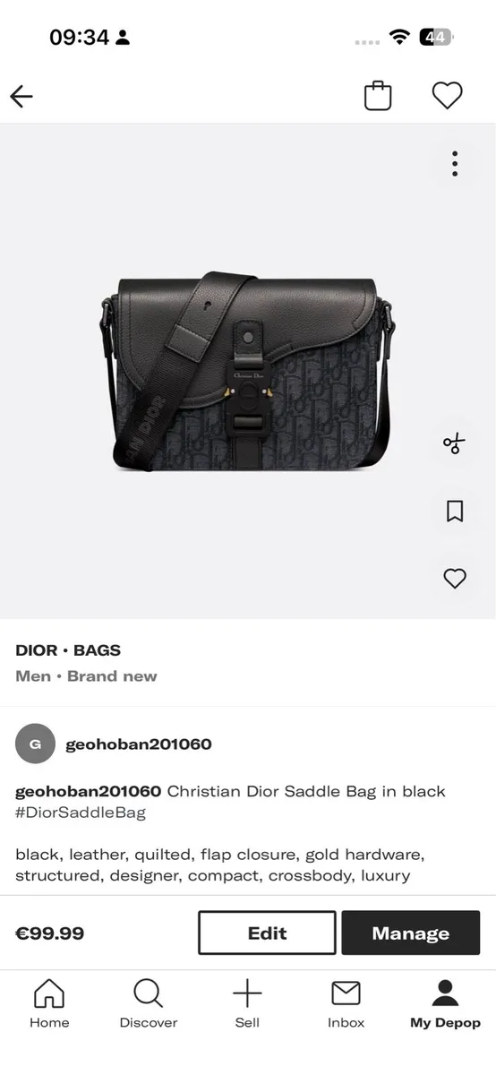 Dior man bag - Image 2