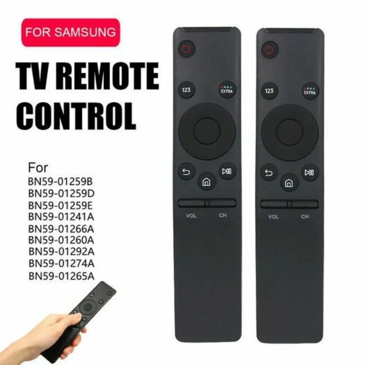 Replacement remote control for Samsung Smart Tv BN