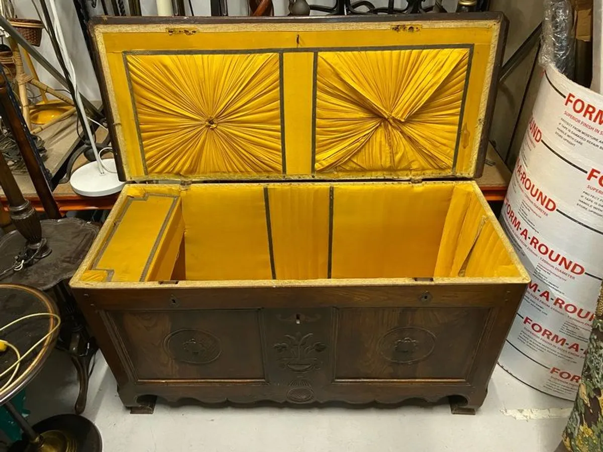 Antique Chest, Trunk, Coffer - Image 1