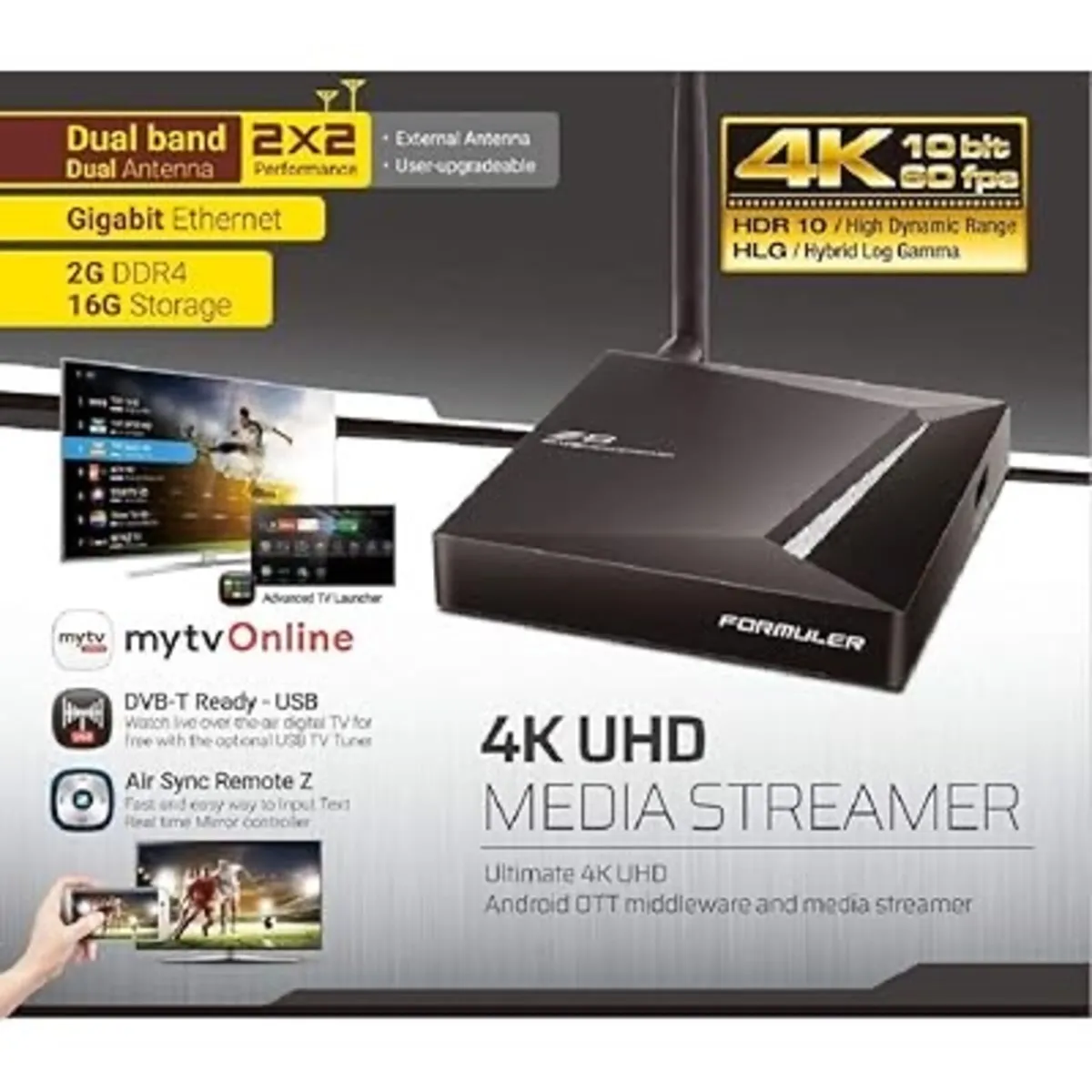 Formuler Z8 | 4K UHD Android Box - Image 2