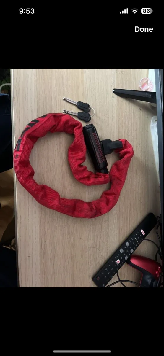 Kryptonite bike lock - Image 1