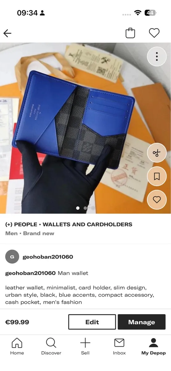 Lv passport wallet - Image 4