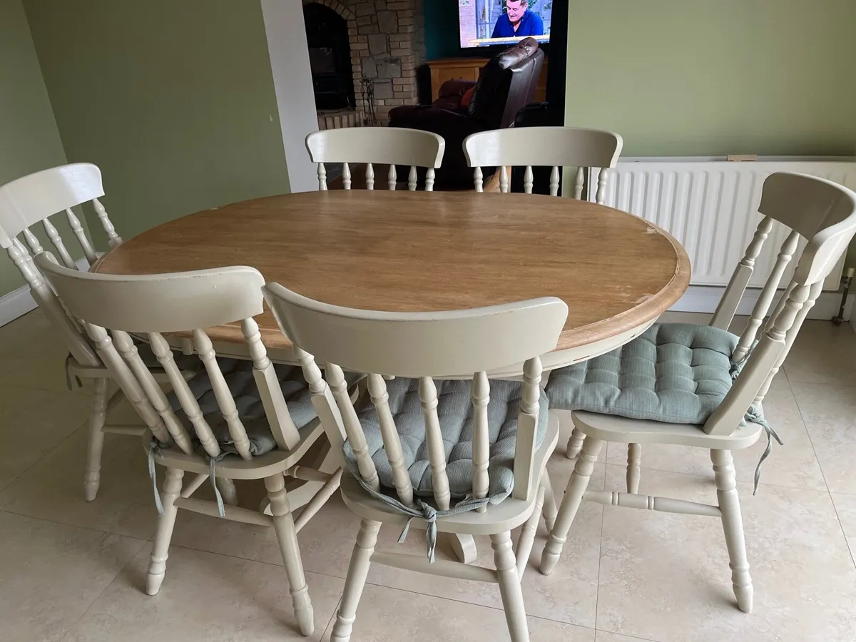 Dining Table &  6 Chairs - Image 1