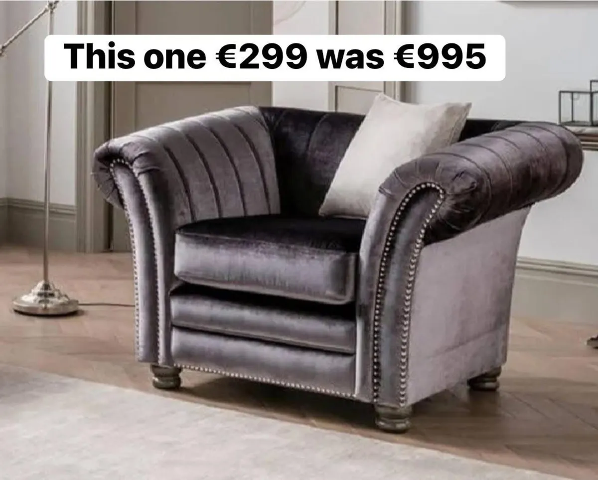 New armchairs l half price  at the Outlet  Store - Image 2