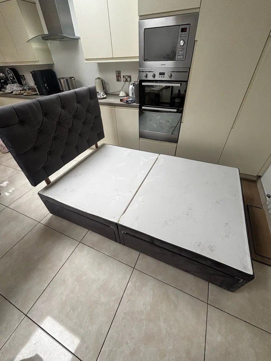 Suede storage bed - Image 2