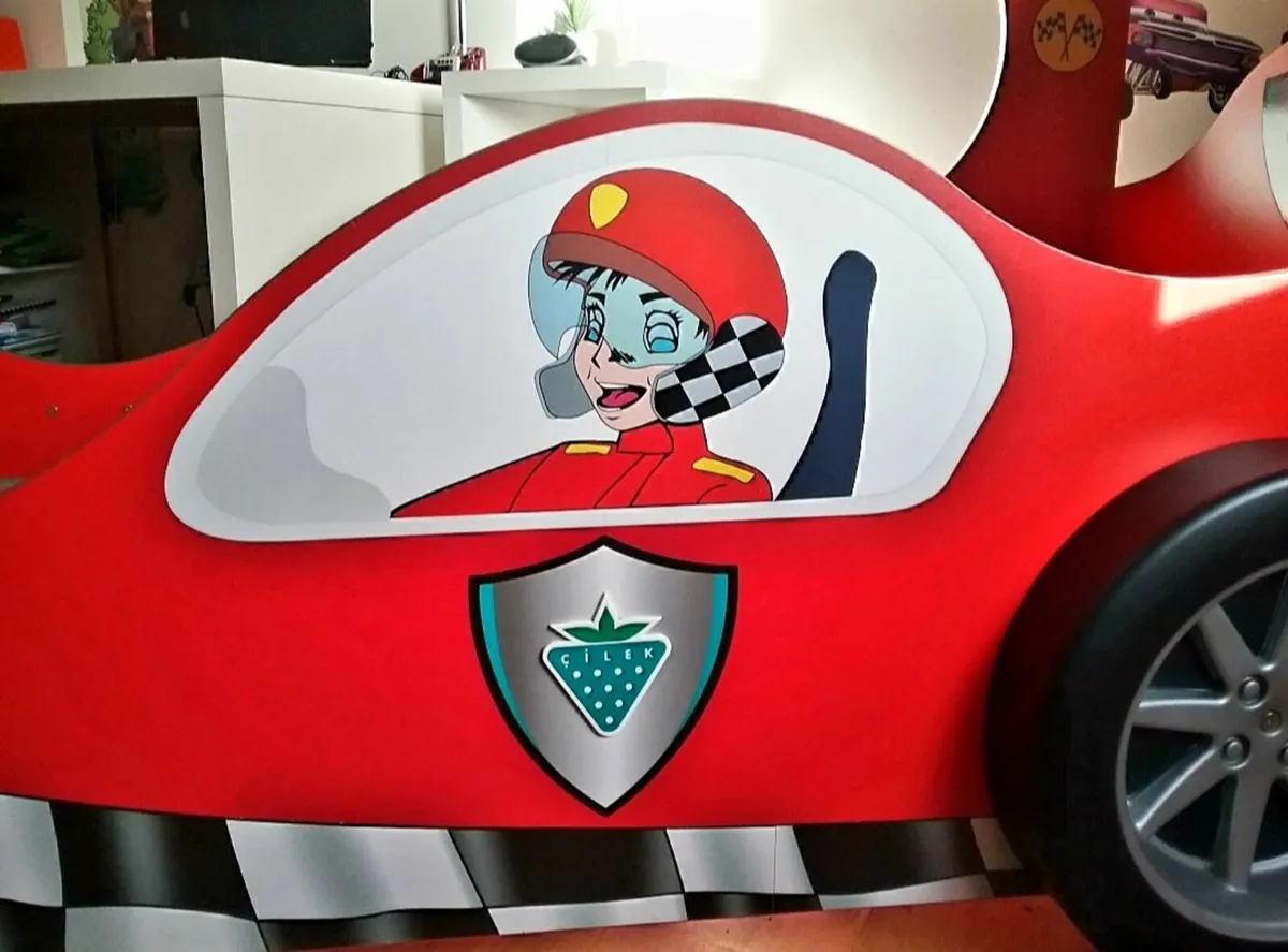 Cilek 3ft Red Racing car bed - Image 4