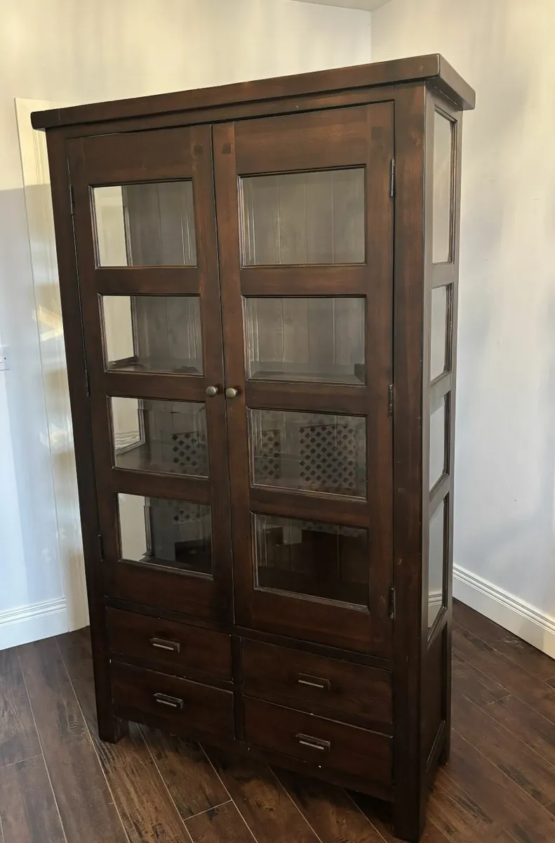 SOLID WOOD DISPLAY CABINET - Image 3