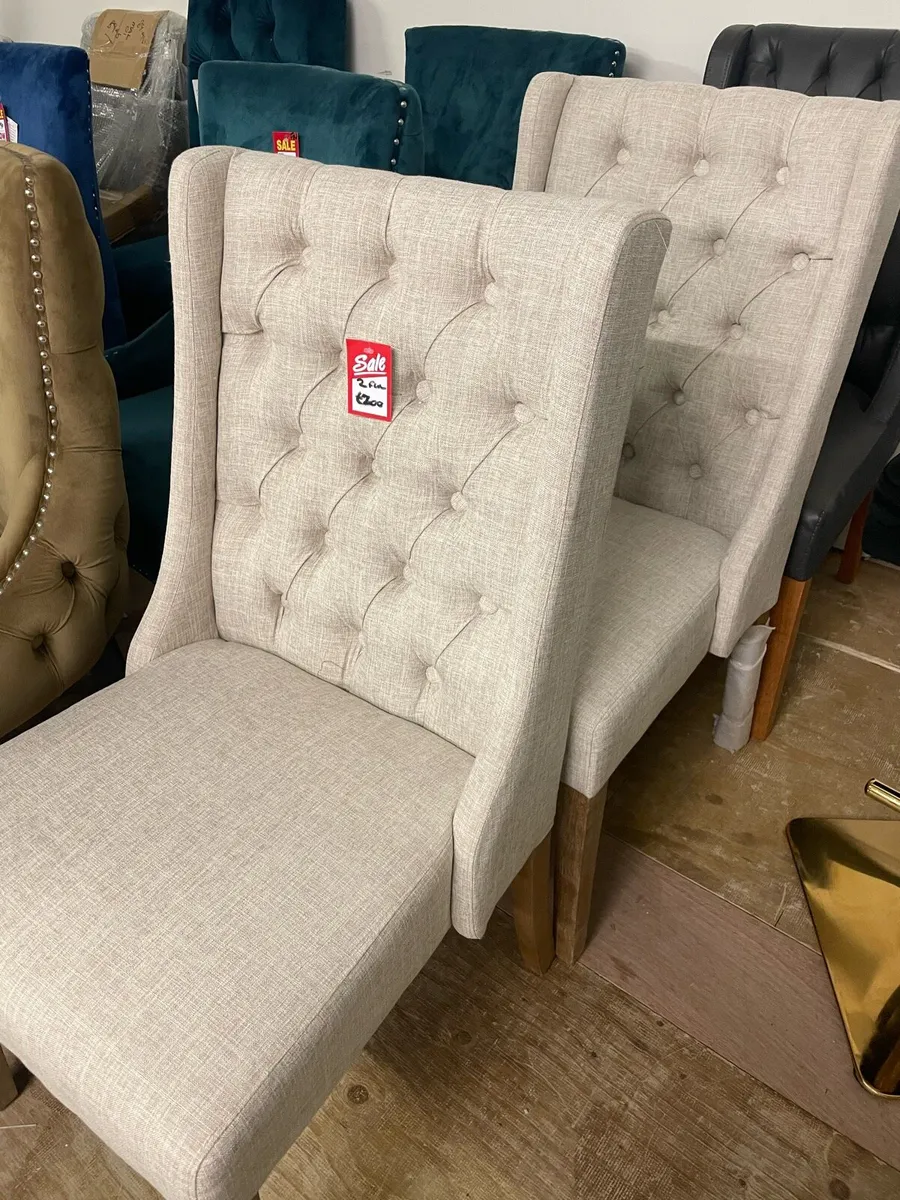 Luxury chairs set of 2 less than half price - Image 1