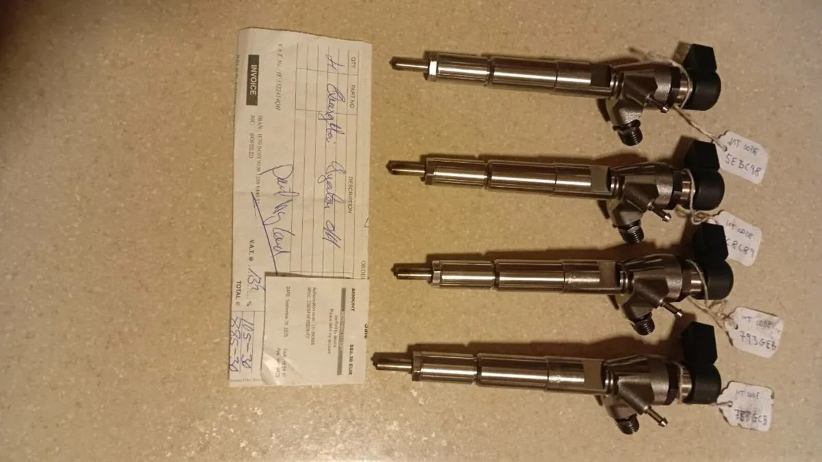4 Diesel Injectors - 2013 Nissan Quashquai 1.5DCi - Image 1