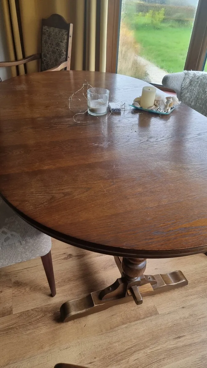 Lancaster ‘Light Oak’ Dining Table & 6 Chairs - Image 2