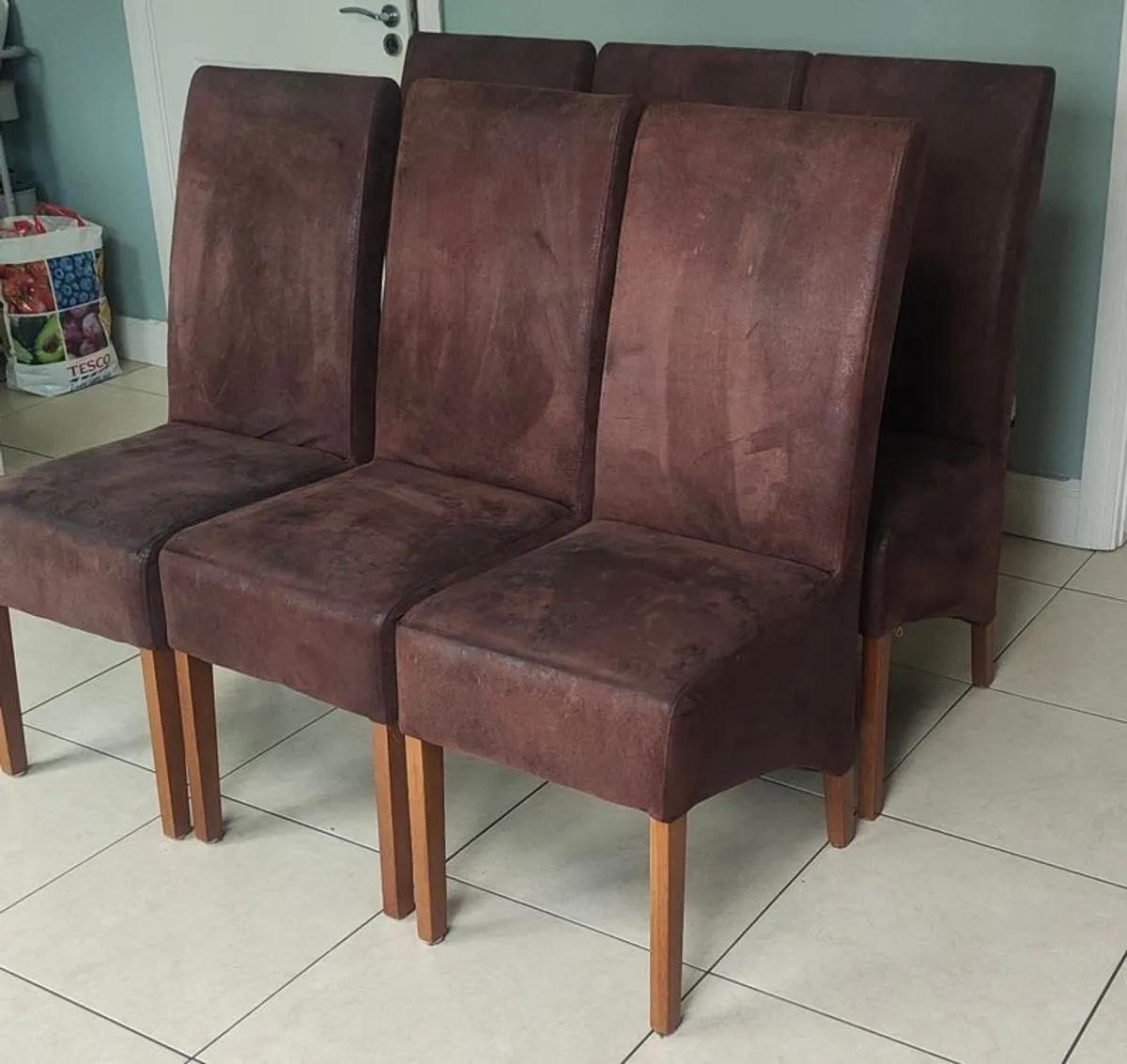 kitchen chairs x6 - Image 2