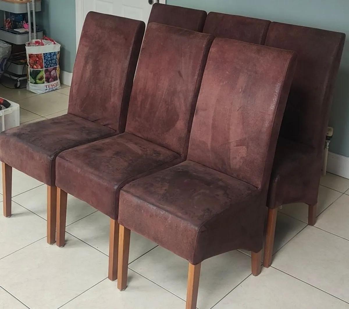 kitchen chairs x6 - Image 3