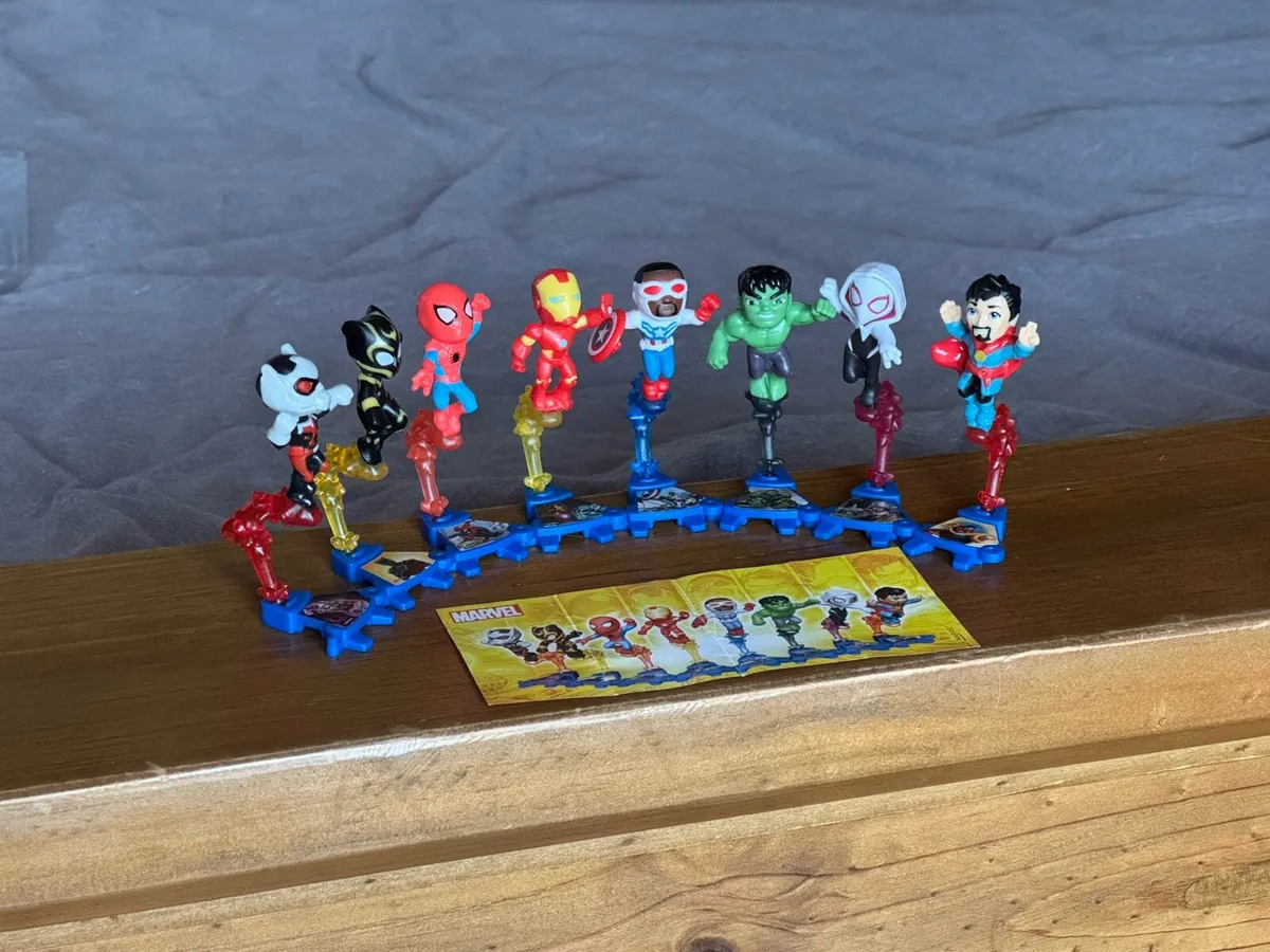 MARVEL complete collection 8 figurines Kinder - Image 2