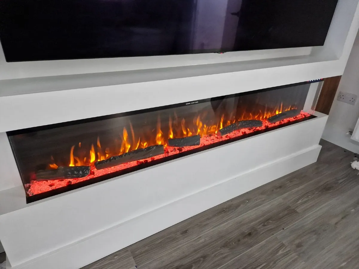 72" 3 sides Electric fireplace. FREE Delivery - Image 3