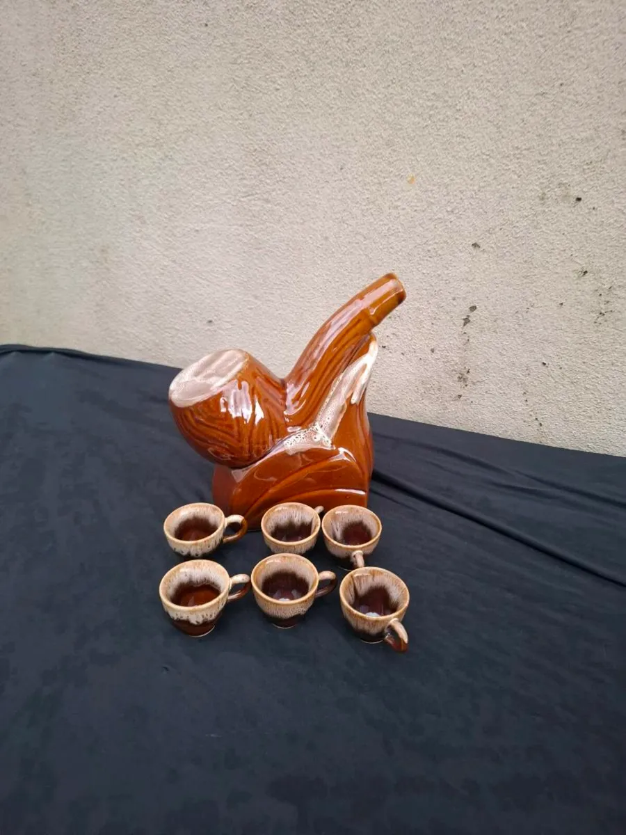 Vintage bottle and cups postage possible