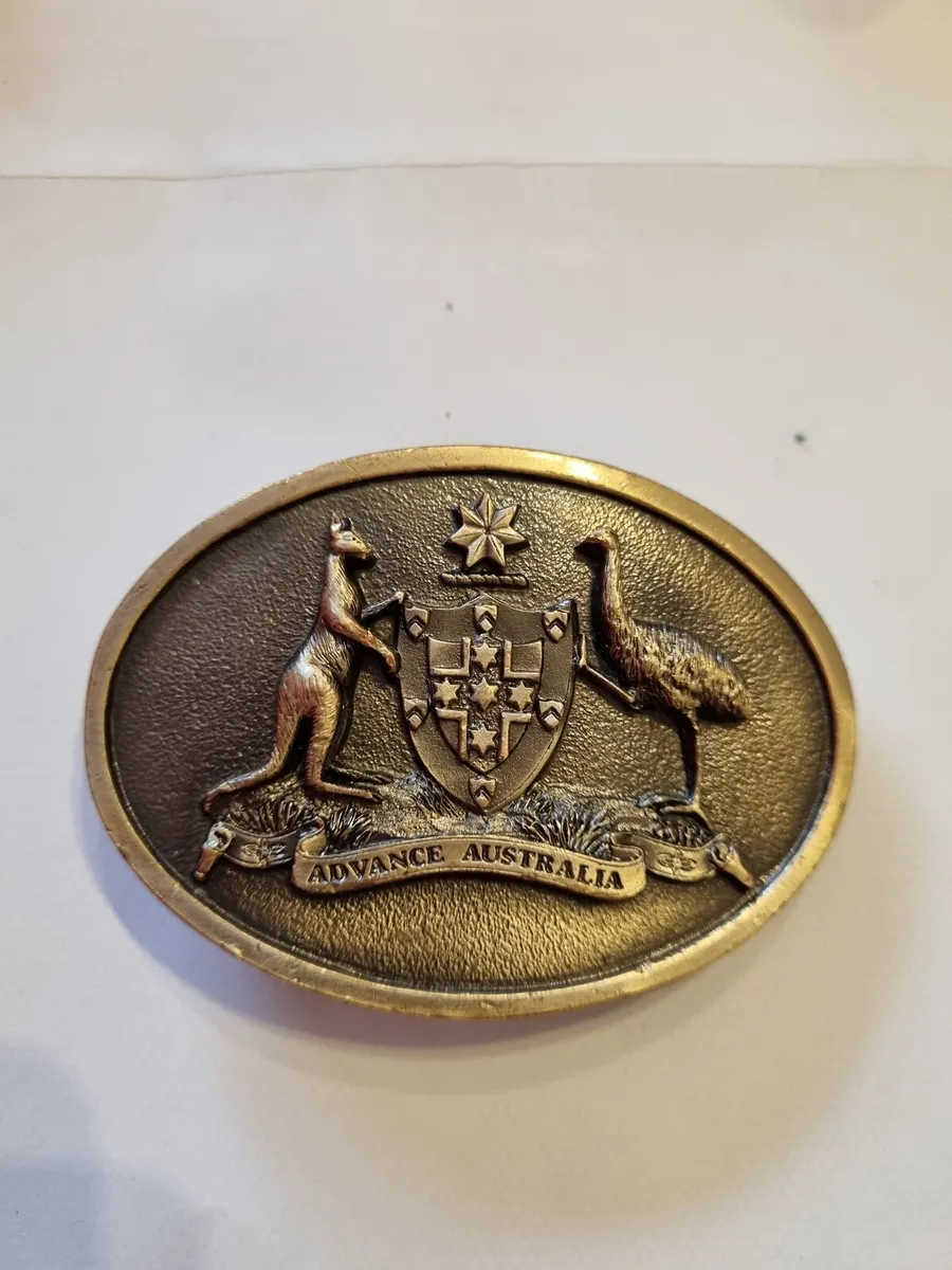 Brass Leffler belt buckle - Image 1