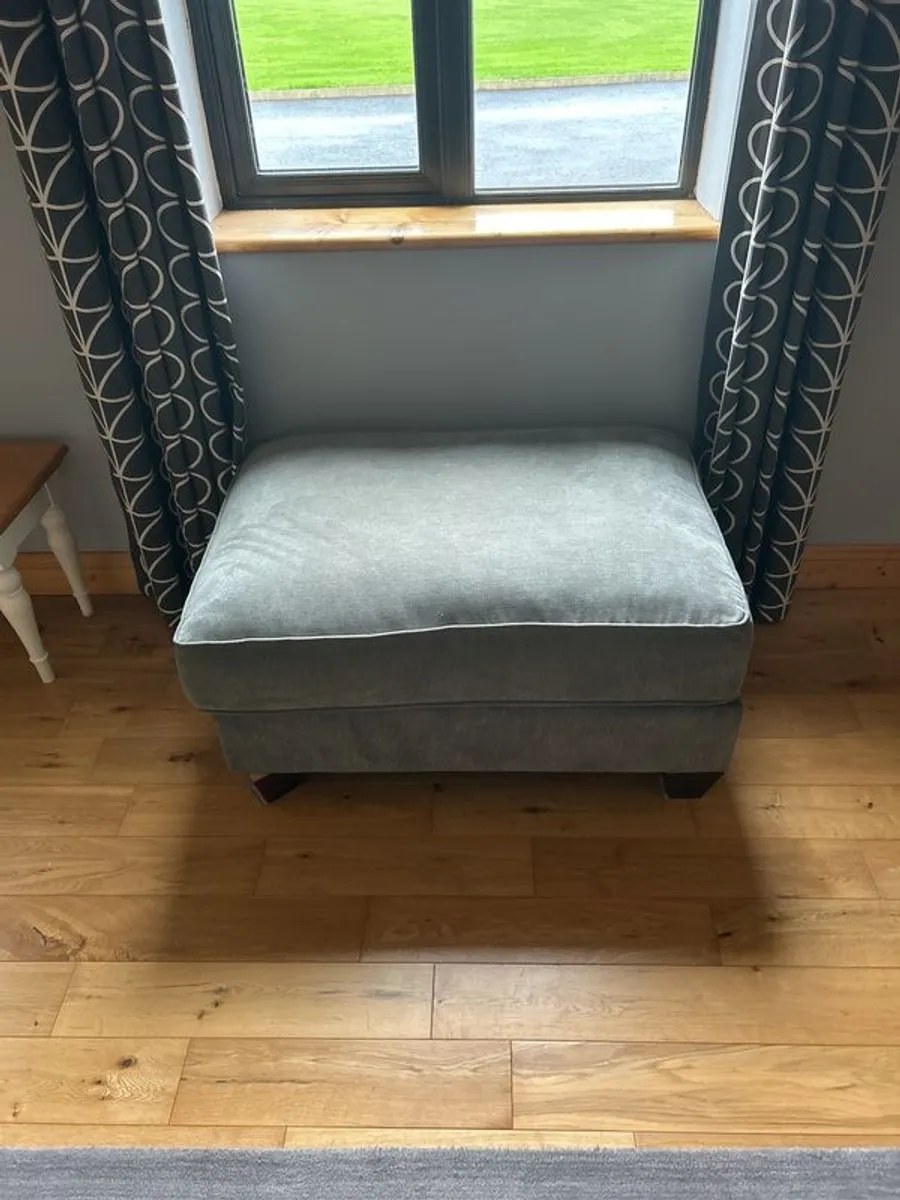 Grey footstool - Image 3