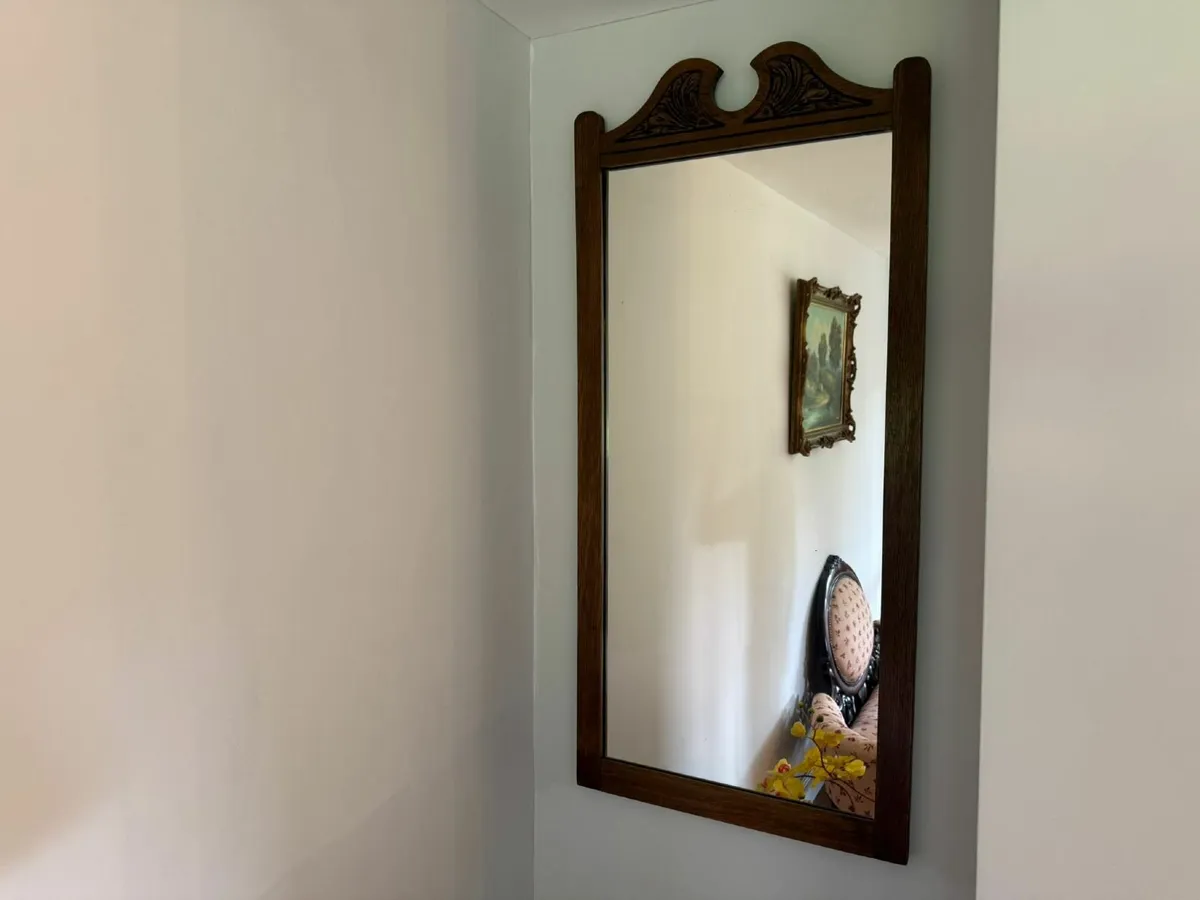 Classic Wooden Wall Mirror