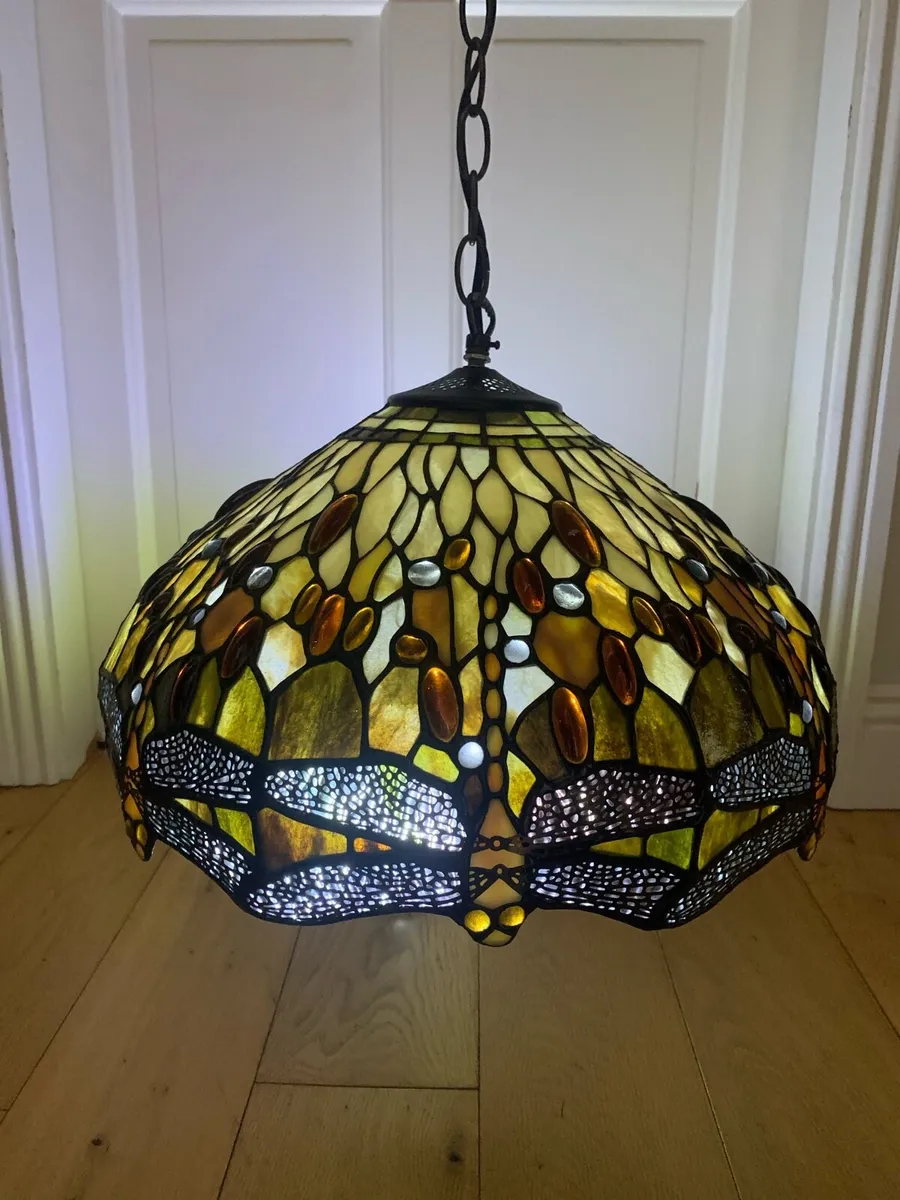 Tiffany Dragonfly Ceiling Shade - Image 1