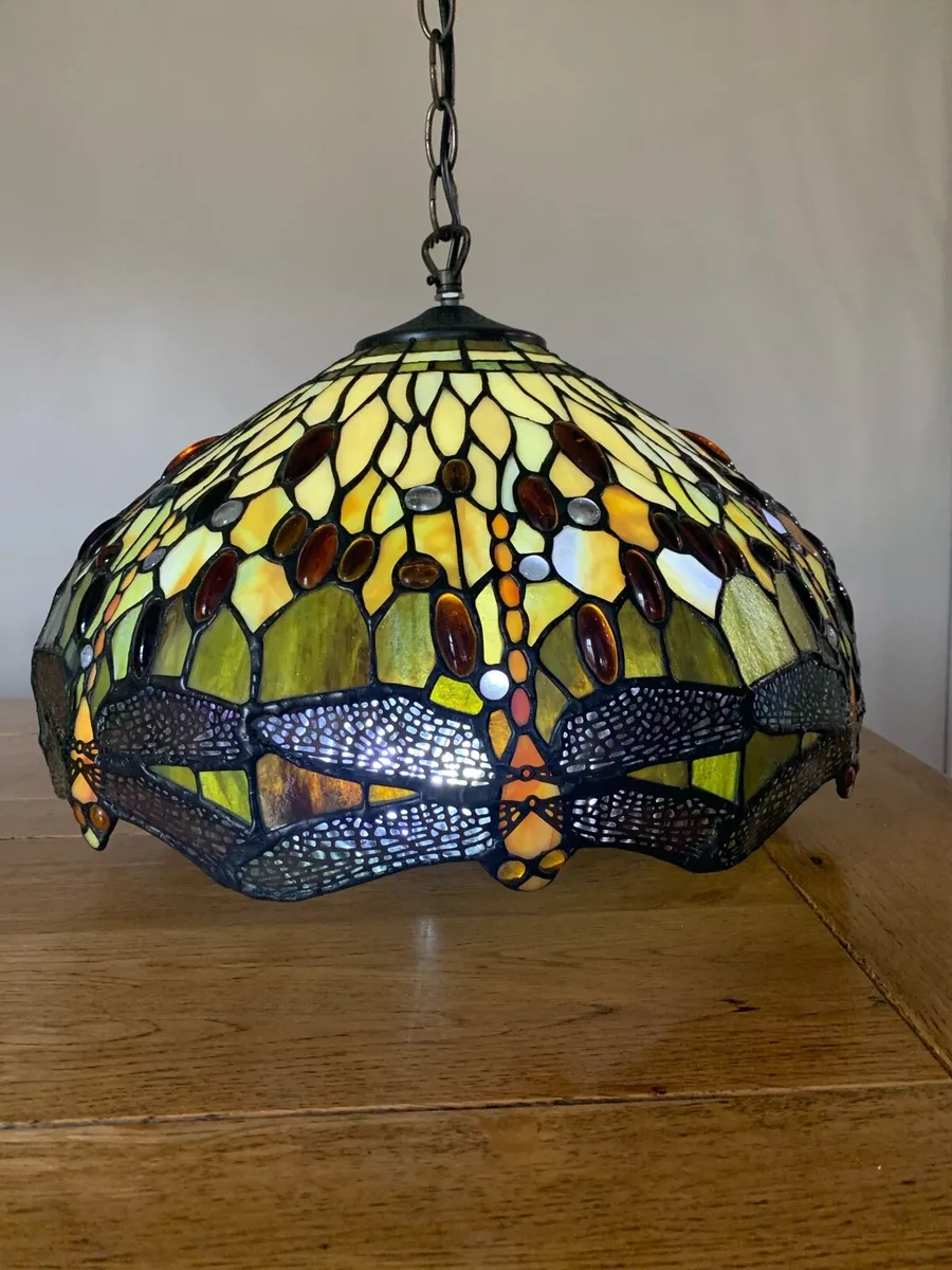 Tiffany Dragonfly Ceiling Shade - Image 3