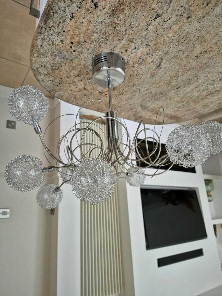 2 celing light fittings - Image 2