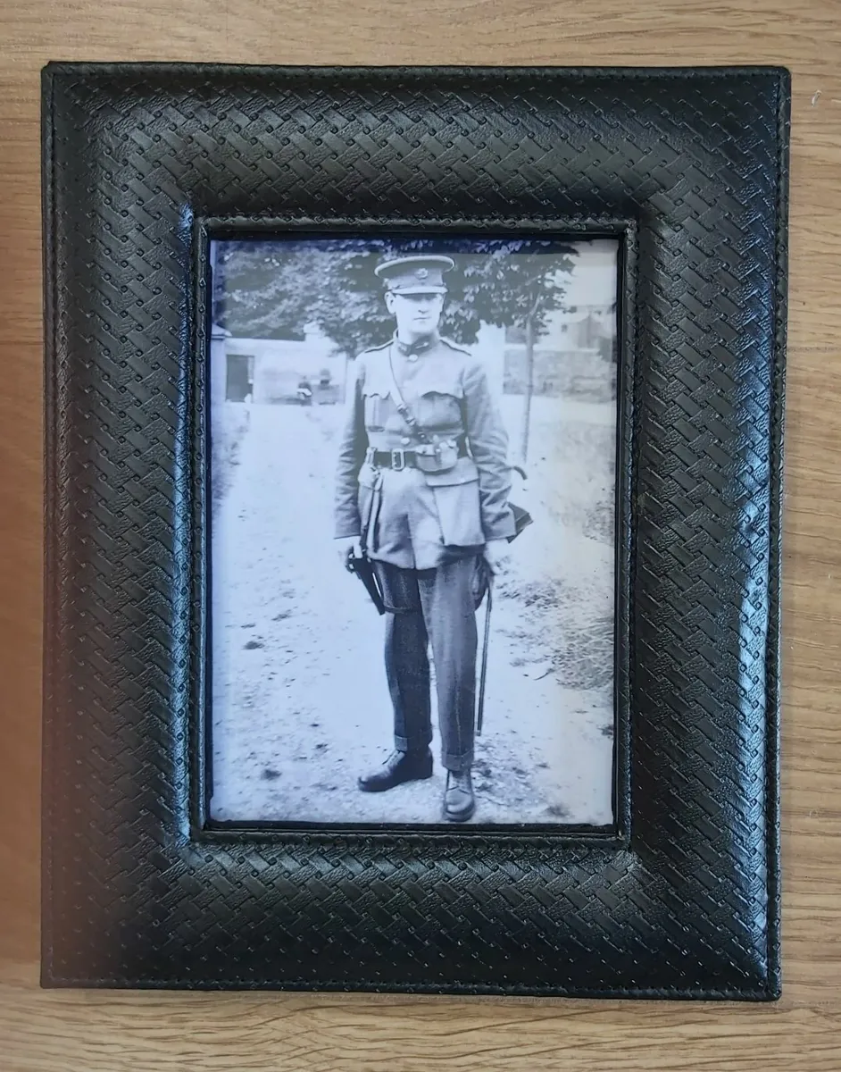 Framed photo of Michael Collins