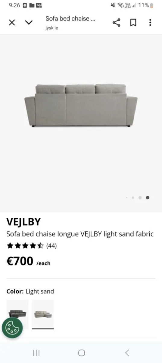 L shape sofabed - Image 4