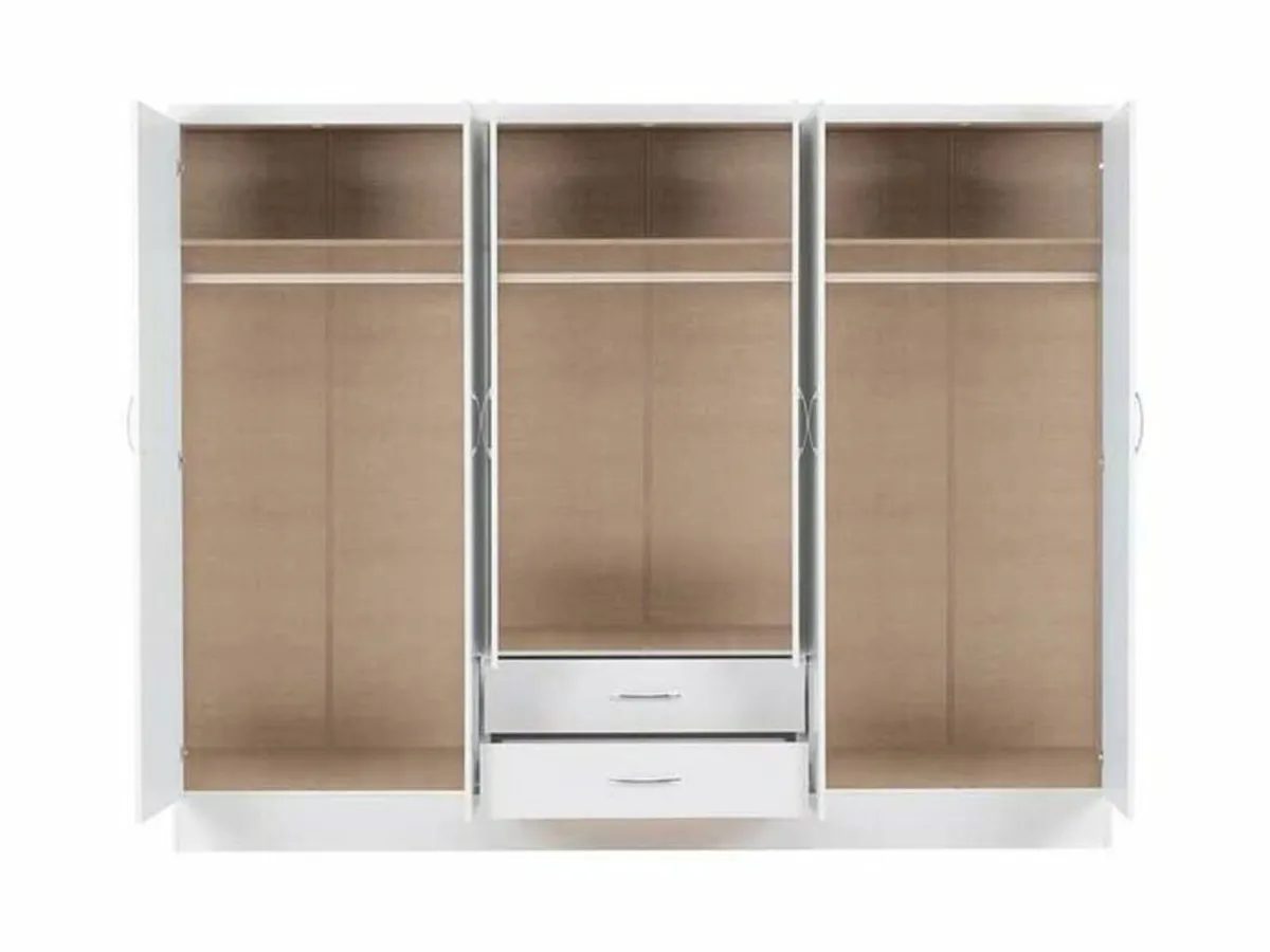6 DOOR WARDROBES ⭐ FULLY ASSEMBLED ⭐ - Image 2