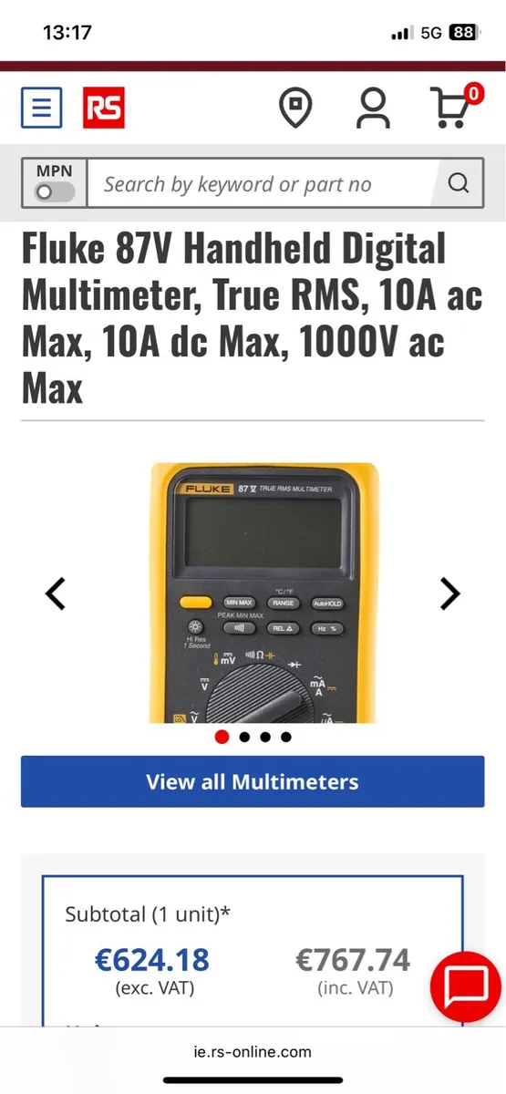 Fluke 87v multimeter - Image 2