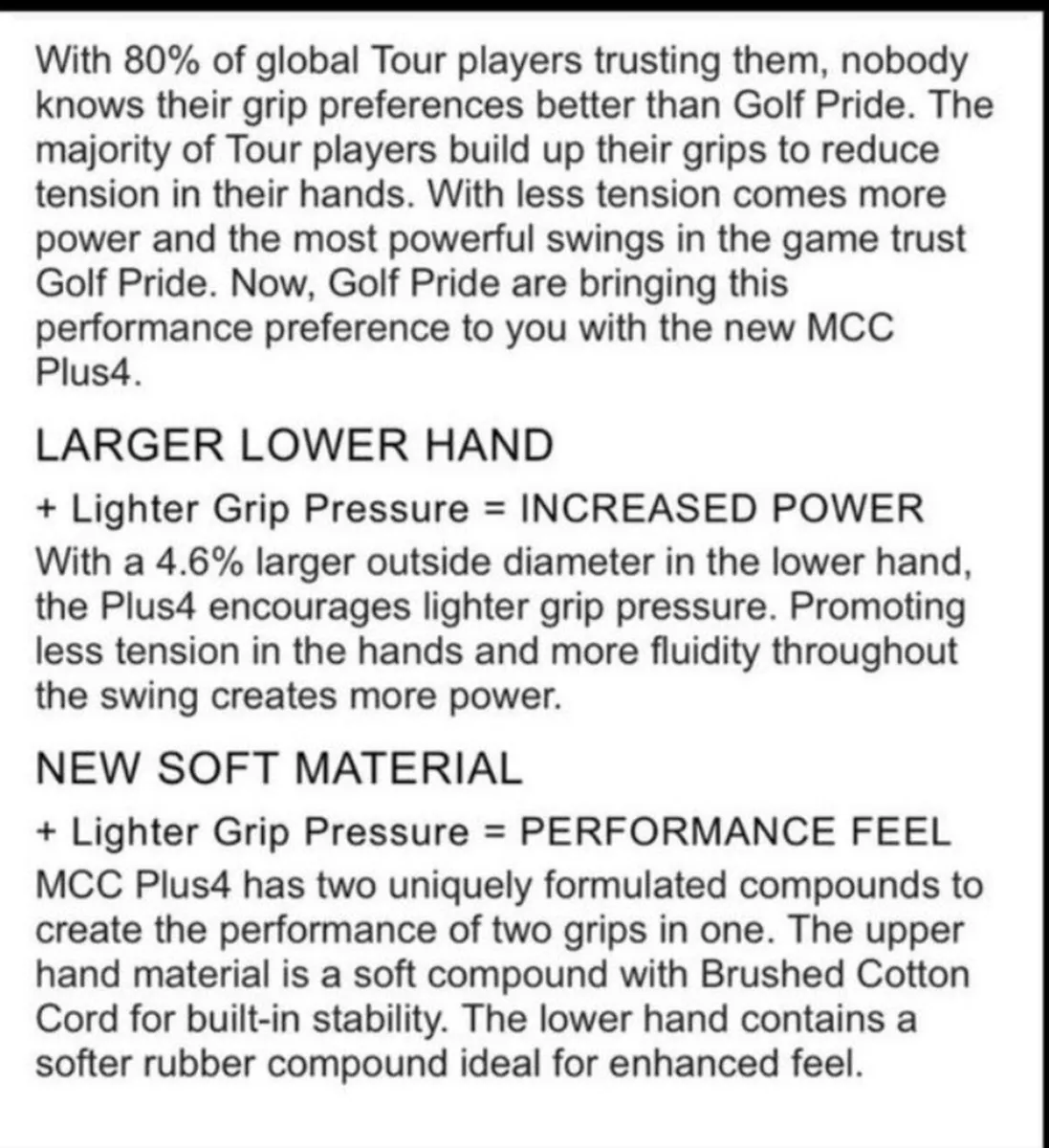 MIDSIZE Golf Pride Plus 4 Align Grips (10) - Image 3