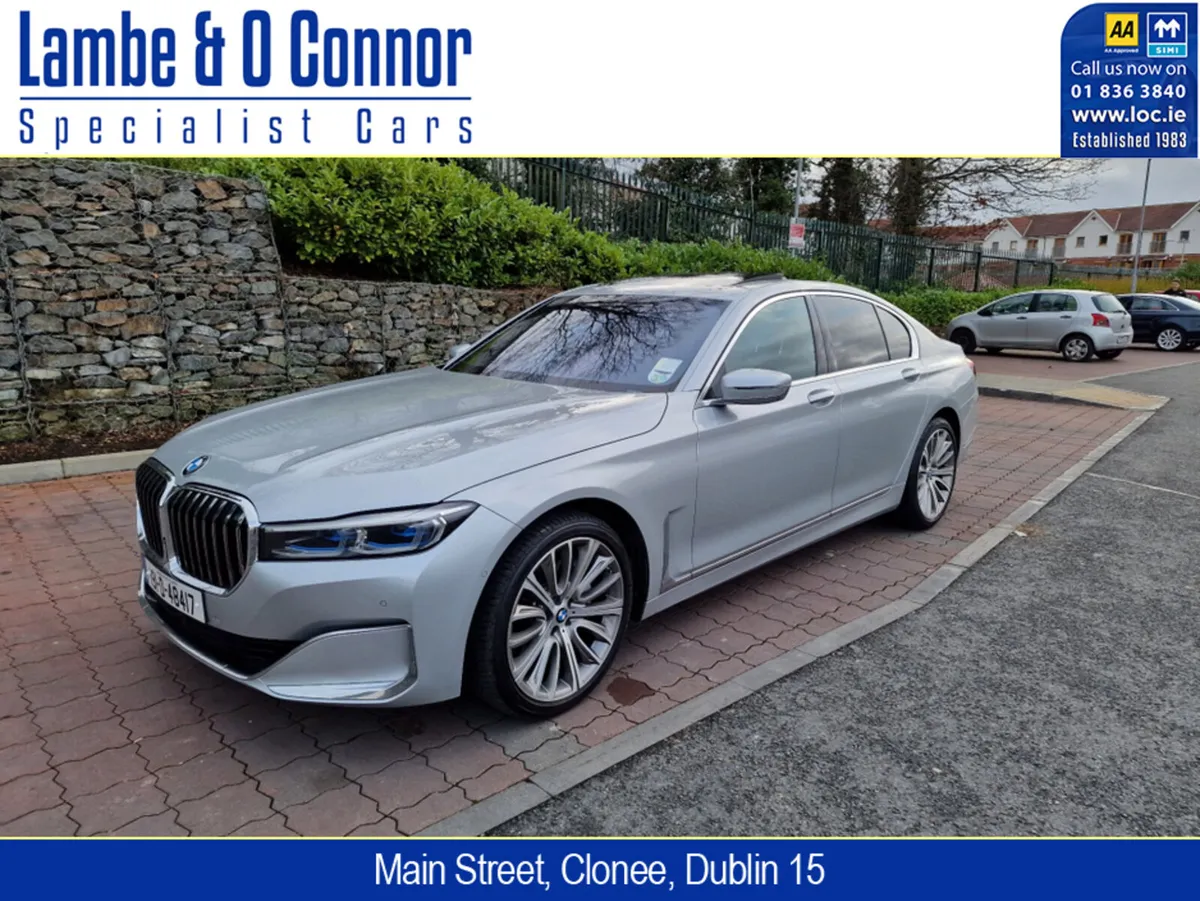 BMW 7-Series 730d NEW MODEL **** GLACIER SILVER / - Image 1