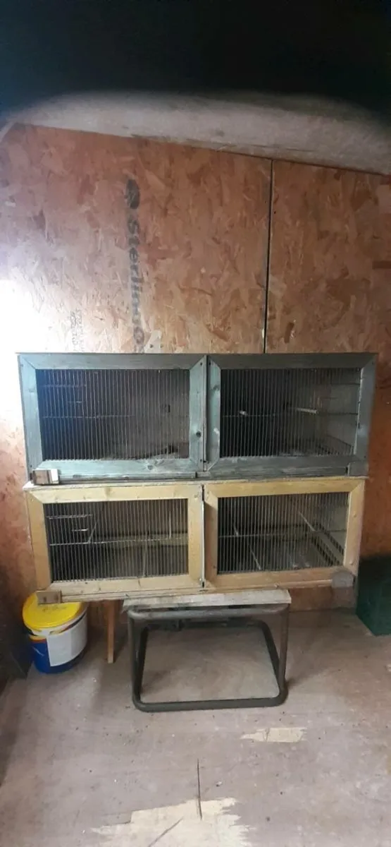 4 double bird breading cages - Image 1
