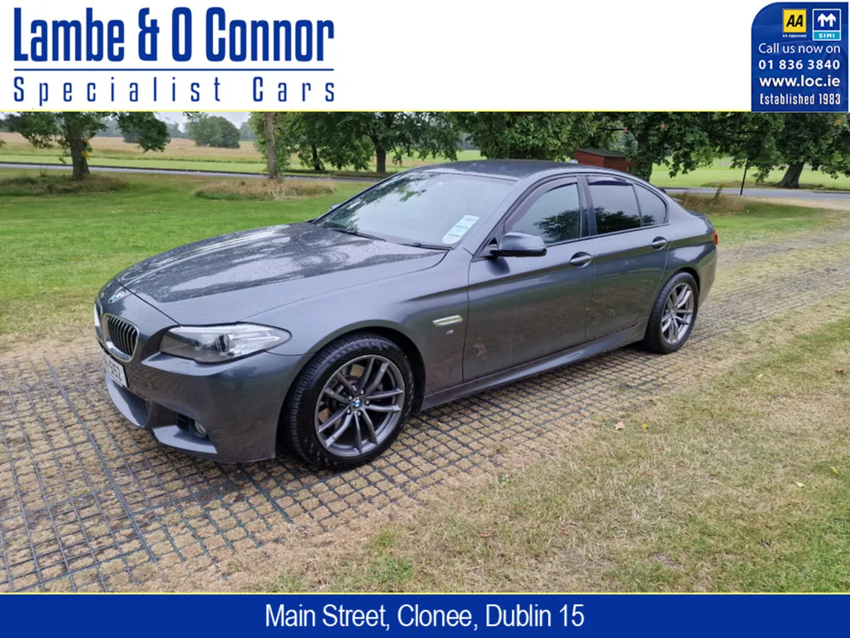 BMW 5-Series 520d  M SPORT AUTO *** GREY MET / BLA - Image 3