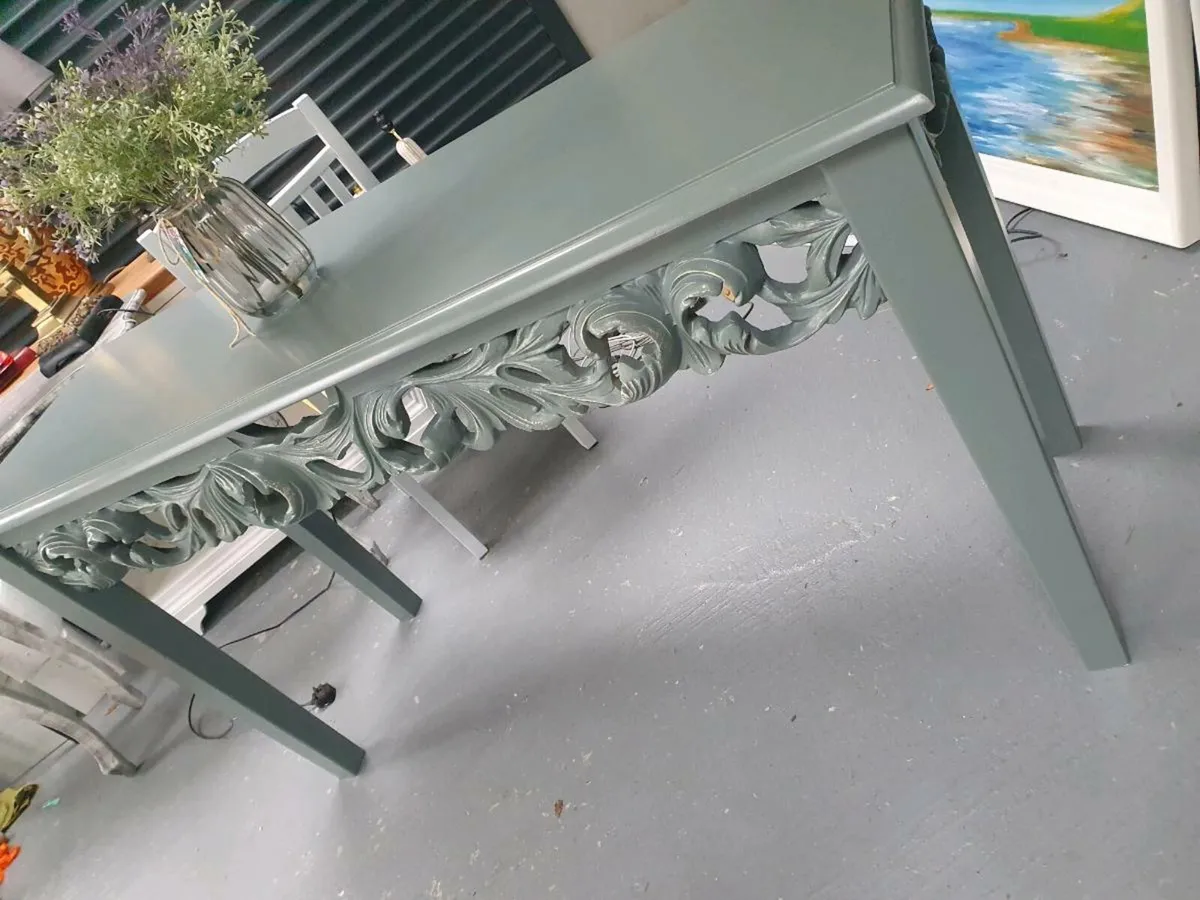 Large baroque console table - Image 4