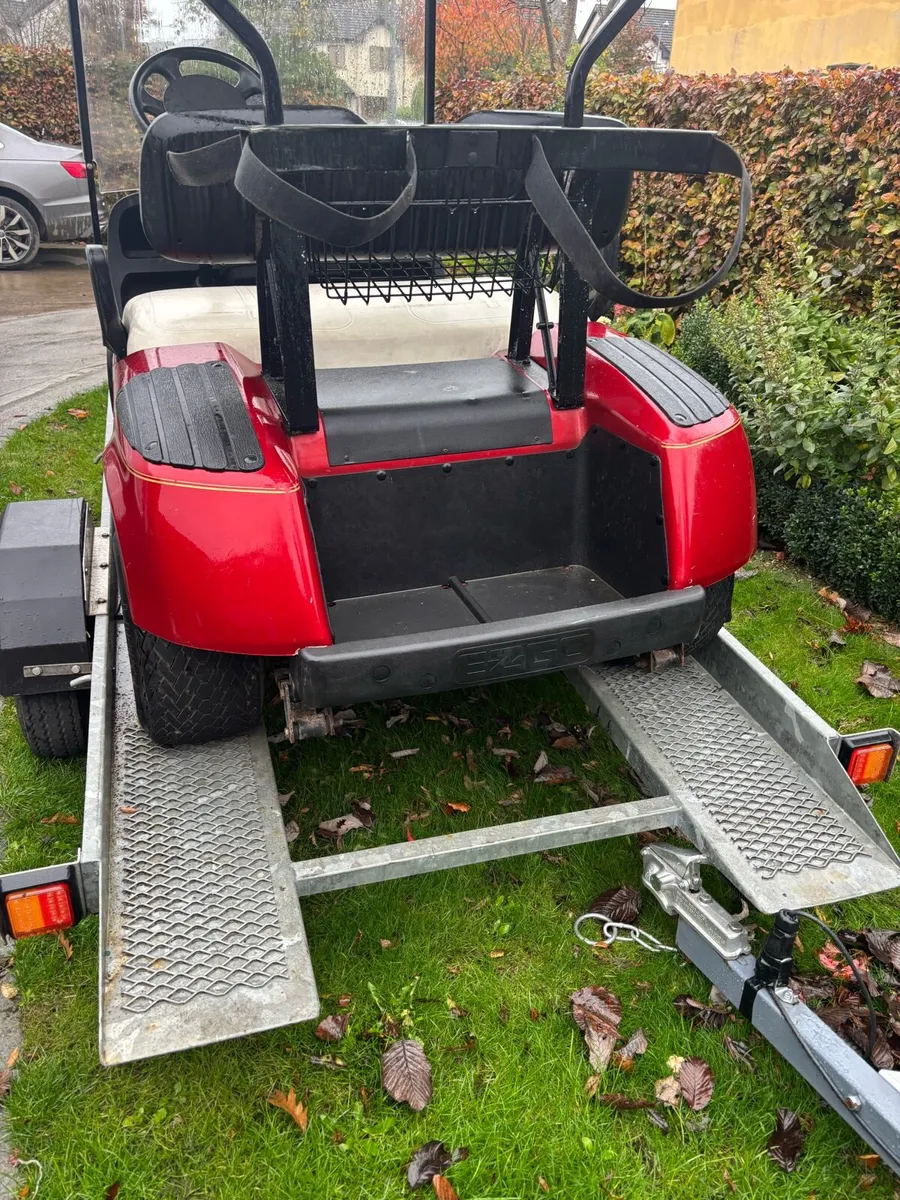 Ezgo golf electric buggy 2004 plus trailer - Image 4