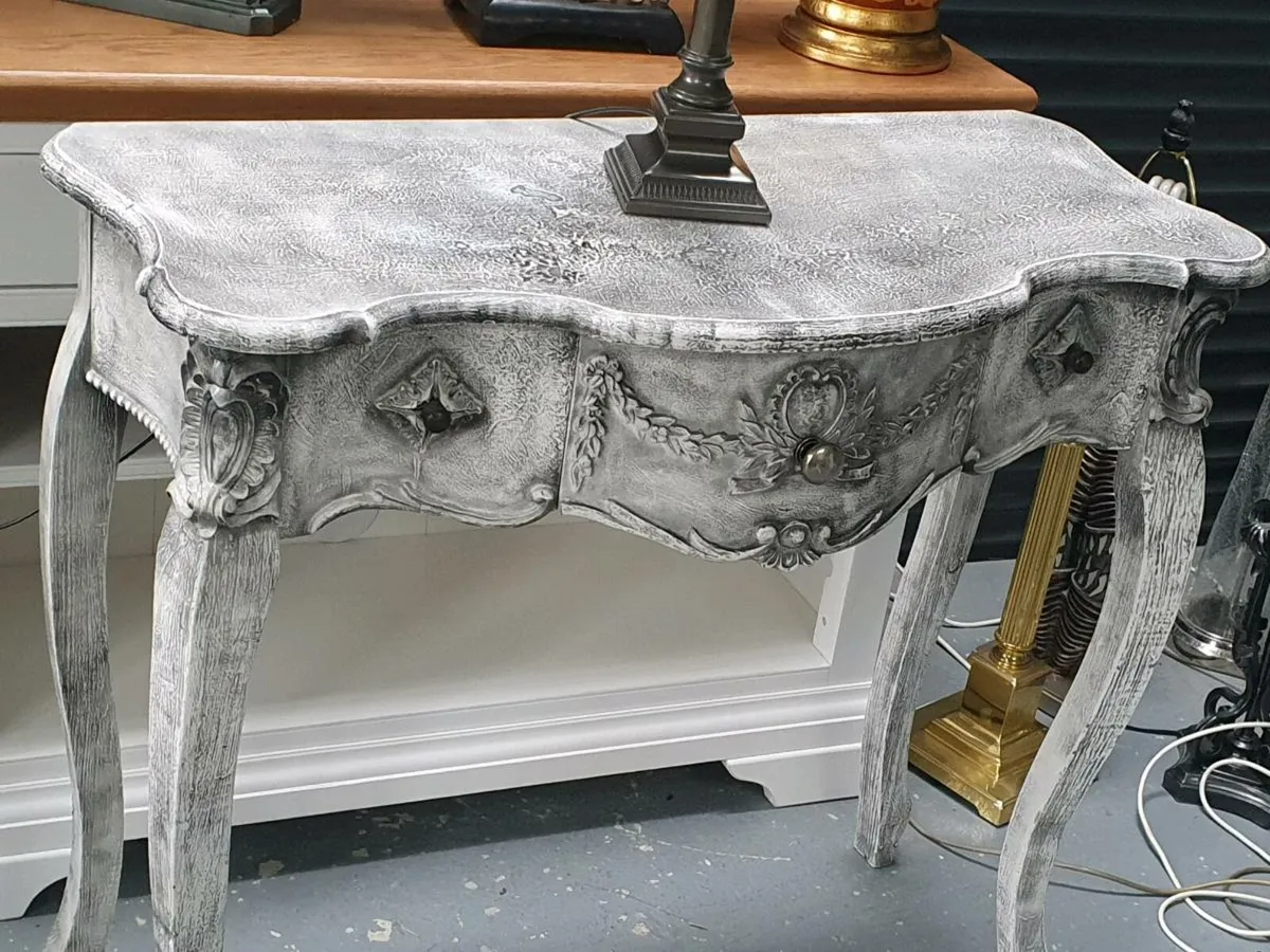 Console table Vintage  grey - Image 1